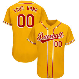 Camiseta de béisbol con botones antibacterias transpirable de LICRA/algodón hecha a medida más vendida, ropa deportiva sublimada con tinte al por mayor - Product Image 5