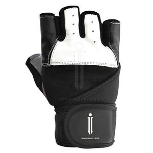 Venta caliente Entrenamiento de gimnasia Deportes Fitness Guantes de levantamiento de pesas Soporte de muñeca Guantes de levantamiento de pesas de 2 piezas - Product Image 3