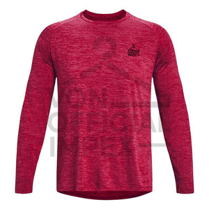 เสื้อแขนยาวสำหรับผู้ชายเสื้อสตรีทไฮสตรีทเสื้อเชิ้ตแขนยาวเสื้อเชิ๊ตแขนยาวแบบไม่มีลายระบายอากาศ - Product Image 5