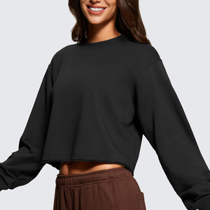 Top Corto Moderno para Mujer, para Uso Diario, Ajustado, Elástico, Transpirable, de Algodón - Product Image 6