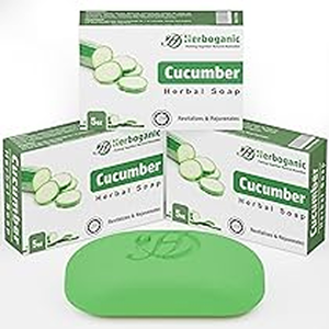 สบู่แตงกวาอ่อนโยนชุ่มชื้นสมุนไพรทำความสะอาดสำหรับผิวแพ้ง่ายฉลากส่วนตัว - Product Image 2