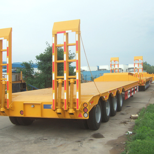 Semirremolque de Plataforma Baja de 100 Toneladas con Suspensión Cantilever, Dos Líneas, Cuatro Ejes - Product Image 3