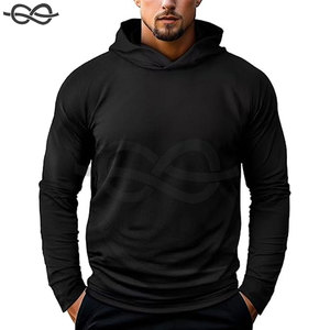 Sudadera con capucha para hombre Athletic Ligero Sudadera con capucha para entrenamiento Absorbe la humedad Top Gym Running Ejercicio - Product Image 4
