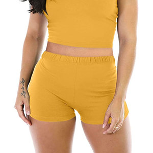 Conjunto de shorts de yoga para mujer de algodón de primera calidad, 2 piezas, ropa deportiva sin costuras, bra y shorts en diferentes tallas - Product Image 5