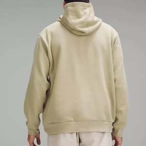 Oem Oversize Hommes Sweat à capuche d'hiver Porter solide Côte Garniture Grande Poche Mode Manches Longues Doux Chaud Coton XXL Pas Cher Pullover Hoodies - Product Image 5