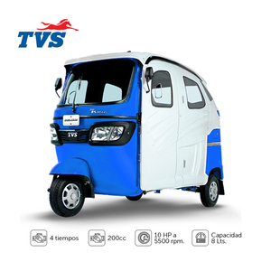 Triciclo Eléctrico de Carrocería Cerrada de 201-250cc para 4 Pasajeros, Compatible con TVS Bajaj RE |   Mototaxi de 3 Ruedas - Product Image 5