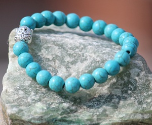 Buleturquesas-pulsera de piedras preciosas para hombres y mujeres - Product Image 4