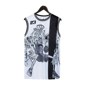 Maillot Respirant à Séchage Rapide de Haute Qualité pour Homme, avec Numéro de Crâne, Sans Manches, Unisexe, pour Homme et Femme - Product Image 4