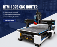 Máquina Router CNC para Madera de Fábrica 4x8ft 5x10ft, 3 Ejes, Husillo de 3.5kw, Mesa de Vacío, para Carpintería