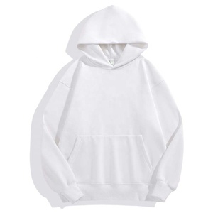 Sweat à capuche uni de luxe, impression d'un logo, streetwear personnalisé, sans cordon, épaules tombantes, multicolore, sweat à capuche uni pour homme - Product Image 5