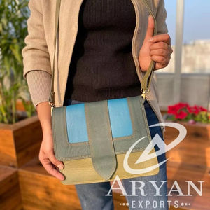 สไตล์ใหม่รีไซเคิลหนังStubbyสลิงกระเป๋าคุณภาพสูงพิมพ์ขนสัตว์หนังกระเป๋าถือหลายสีผู้หญิงไหล่กระเป๋า - Product Image 1