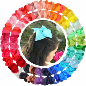 40 nœuds faits à la main pour cheveux, style doux, nœuds en ruban pour enfants - Product Image 6
