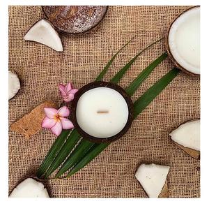 ชามกะลามะพร้าวสําหรับทําเทียนพร้อมโลโก้ที่กําหนดเองและกะลามะพร้าวคุณภาพสูงในเวียดนาม - Product Image 4