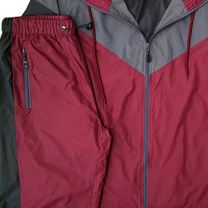 New Arrival Men Windbreaker Set Waterproof Solid Lightweight <b>Jacket</b> Regular Fit Pants Contemporary <b>Sports</b> Fashion Adult Size - Product Image 5