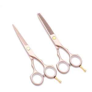 Tijeras de corte de pelo Tijeras Peluquero Profesional de acero inoxidable Peluquería Tijeras de adelgazamiento y corte Fabricación de cuchillos - Product Image 6