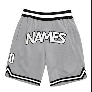 Pantalones cortos deportivos con logotipo personalizado de alta calidad para hombre, ropa transpirable de talla grande para baloncesto y correr para el verano - Product Image 6