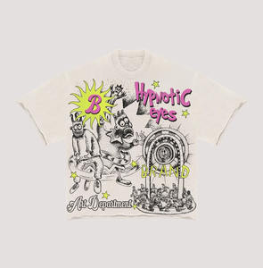 Nouveauté T-shirts imprimés coupe ample pour hommes T-shirts décontractés 100% coton T-shirts les plus vendus pour hommes - Product Image 1