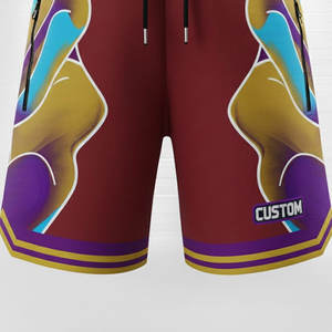 Shorts en maille 100 % polyester Performance Tech avec doublure de compression intégrée et poche dissimulée pour téléphone, pour une performance fonctionnelle avancée - Product Image 3