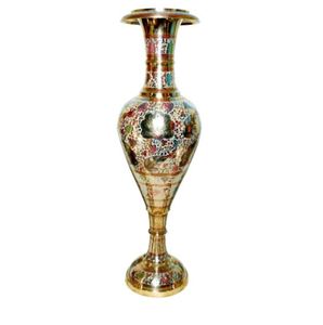 Florero de Metal antiguo de nuevo diseño a la venta, florero de lujo hecho en latón, florero moderno personalizado, precio al por mayor - Product Image 3