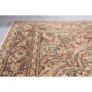 Traditional Vintage Turkish <b>Rug</b> Beige Brown Classic Large Area Rectangle Patchwork Wool Material Latex Backing Eco Friendly New - Product Image 2