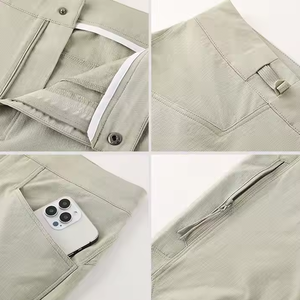 Pantalones informales lavados de algodón orgánico para hombre: tela sostenible, tinte ecológico y ajuste cómodo - Product Image 2