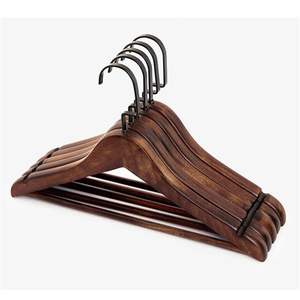 Cintres en bois BEAUTYFULL, très demandés, vente en gros, pour l'exposition de vêtements et de sacs dans la cuisine, la garde-robe ou la salle de bain - Product Image 3