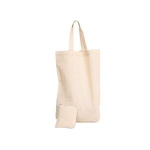 Venta caliente logotipo personalizado bolsa de mano plegable patrón sólido bolsa de compras de lona con asa de algodón producto de tela impresa de la India - Product Image 5