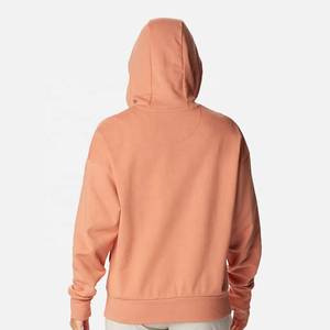 2024 à manches longues Plus femme sweats à capuche goutte épaule surdimensionné blanc poids lourd impression polaire sweats à capuche pour les femmes - Product Image 6