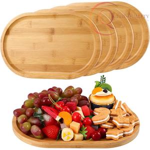 Wooden Serving Tray with Polished Surface, Suitable for Serving Meals and <b>Decorative</b> Display - Product Image 1