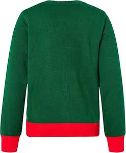 Nouveauté 2024, nouveau design, pulls pour hommes, pull chaud à col rond, respirant, tricoté, à couleurs contrastées, coupe slim - Product Image 2