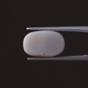Opale naturelle blanche certifiée IGI, pierre précieuse en vrac, 5,01 carats, taille ovale, 19x11,5 mm, taillée à la main, polie, fabrication de bijoux légers, vente en gros - Product Image 2