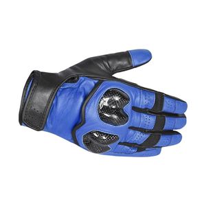 Gants d'équitation d'hiver chauds noirs et bleus pour hommes Gants anti-chocs durables en polaire douce pour sports de plein air - Product Image 2
