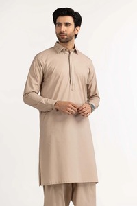 Traje Shalwar Kameez de Verano para Hombre, Diseño 2026, Fabricación en Fábrica, Algodón Casual, Mangas Largas, Diseño Sólido para Ocasiones Diarias - Product Image 5