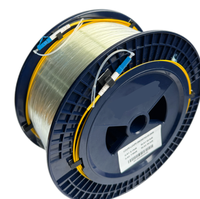Fibra óptica desnuda G657A2 de 0,25mm con conectores LC/FC | Carrete de 50km para comunicaciones UGV, túneles y operaciones de alcantarillado