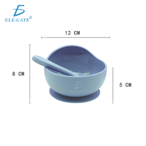 Set di Utensili Pratici e Comodi per l'Alimentazione del Bambino, Fascia d'Età 0-12 Mesi, Ciotola in PP e Silicone con Coperchio per Alimenti per Bambini, Materiale PET - Product Image 5