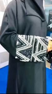 Ropa musulmana tradicional de mujer islámica modesta elegante islámica ropa de fiesta Abayas estilo Formal Dubai-accesorio incluido - Product Image 3