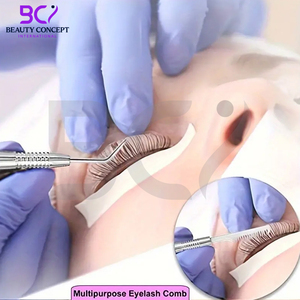 Prix de gros, logo personnalisé, meilleur fournisseur avec peigne de séparation pour extensions de cils, outil de rehaussement de cils en acier inoxydable - Product Image 4