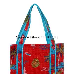 Sacs fourre-tout en coton faits à la main sur mesure avec des imprimés vibrants, élégants, écologiques et pour un usage quotidien ou comme cadeau pour les femmes - Product Image 2