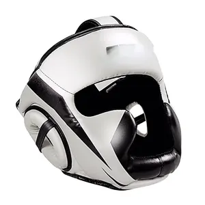 High Quality Pu Boxing Helmet Head Guard Self Defense With Face Grill Shield