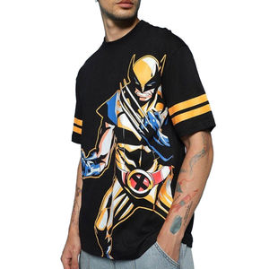 Vente en gros 100% T-shirt d'été en coton pour hommes quantité minimale de commande bas décontracté Design solide Jersey tissu personnalisable T-Shirts vierges - Product Image 1