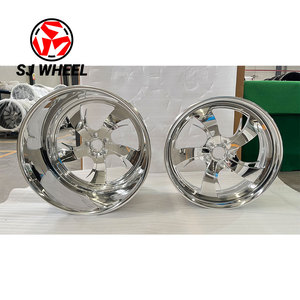 Jantes forgées en alliage d'aluminium SJ Billet Specialties Style 22x8.5 24*9 26*10 Deep Dish pour Chevrolet C10 Truck - Product Image 2