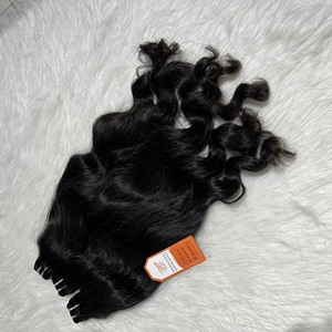 Vente Flash Paquets de Cheveux de Trame Noir Naturel Prix de Gros Grand Stock Top Qualité Cuticule Alignée 100% Extensions de Cheveux Humains - Product Image 5