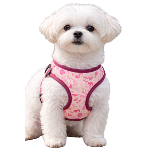 Woodland Pattern <b>Dog</b> <b>Harness</b> Adjustable Padded Pet Chest Vest with Breathable Mesh Double D Ring - Product Image 6