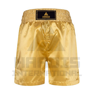 High Quality <b>Polyester</b> Men's Boxing Shorts Training Wear Heat-Transfer Printed Customizable Design - Product Image 2