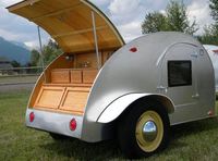 Mini-caravane Teardrop Camp Eight, remorque de camping, une unité, portes de remorque Teardrop Camper à vendre