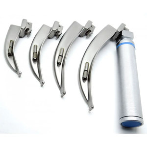Ensemble de lames de laryngoscope Mac Miller avec poignée, instrument chirurgical en acier inoxydable pour interventions ORL - Product Image 3