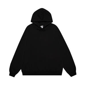 Diseño personalizado Sin bolsillo Sudadera con capucha puff estampado bordado Sudadera con capucha logotipo personalizado de gran tamaño streetwear sudaderas con capucha para hombres - Product Image 3
