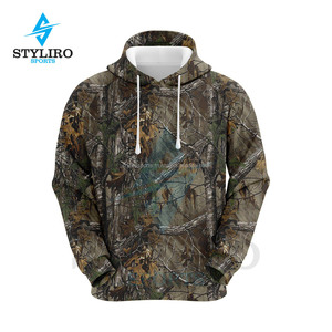 Sudadera con Capucha de Alta Calidad con Camuflaje Realizado con Bordado, Forro Polar, Resistente al Viento, Transpirable, para Hombre y Mujer - Product Image 3