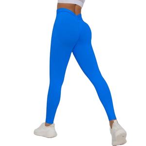 Nouveaux Leggings Scrunch Butt de Haute Qualité pour Femmes, Élégants, Vente en Gros, Leggings de Yoga Personnalisés en Spandex et Nylon pour l'Entraînement 2026 - Product Image 4