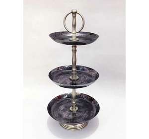 Nouveau Style marbre taille gâteau affichage Dessert support marbre naturel mariage fête ware gâteau support pour vendre produit au meilleur prix - Product Image 6